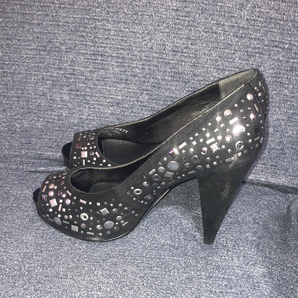 Miss Sixty Black Studded Heels